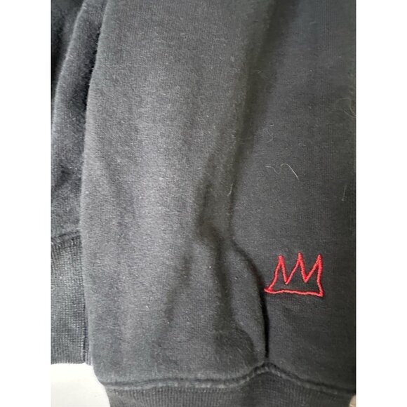 Jean-Michael Basquiat Men's Gem Spa Hoodie Black Large Y2K - Picture 6 of 7